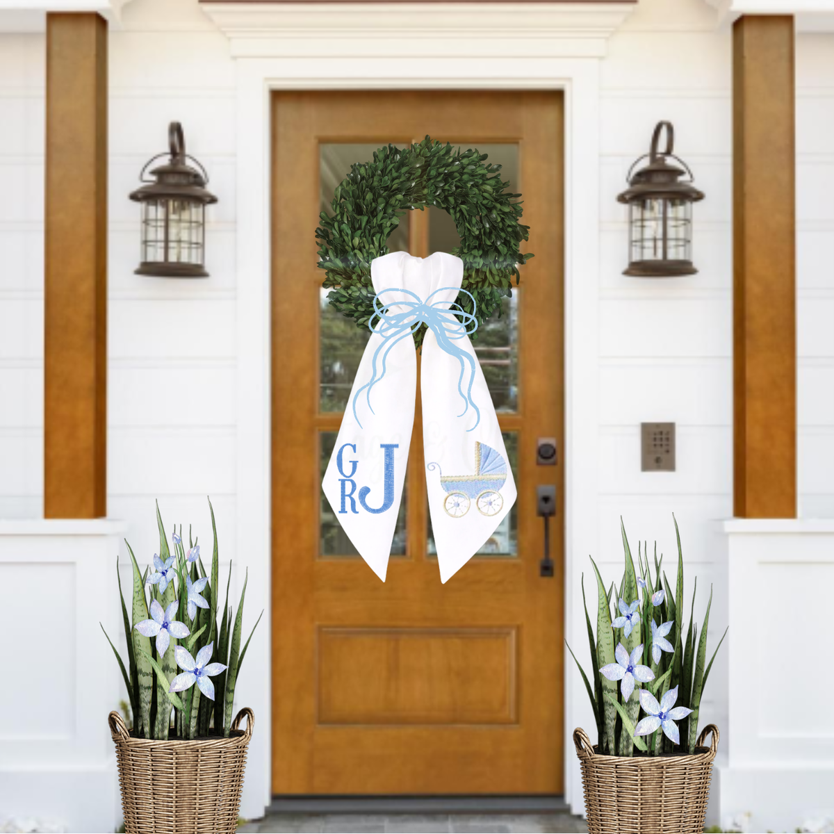 5 Beautiful Ways to Use a Wreath Sash
