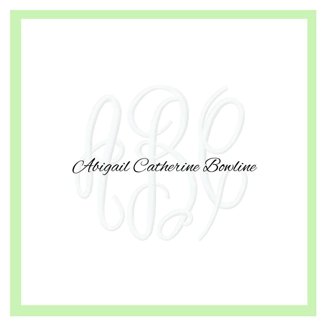 Elegant Personalized Calling Cards – Watercolor Script Monogram