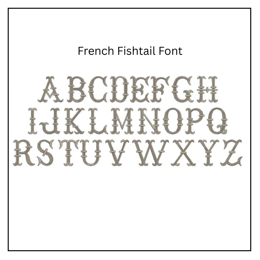 Chic Christmas Tree Monogram Wreath Sash