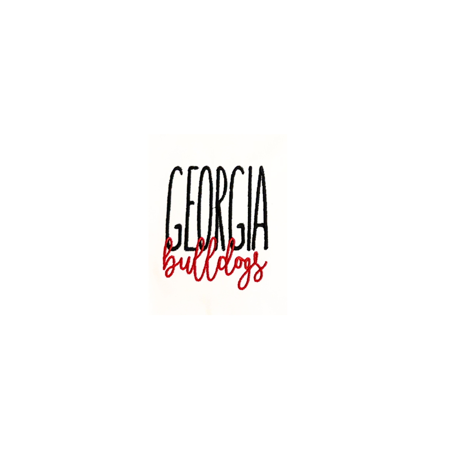 Georgia Bulldogs Wreath Sash – Personalized Door Décor