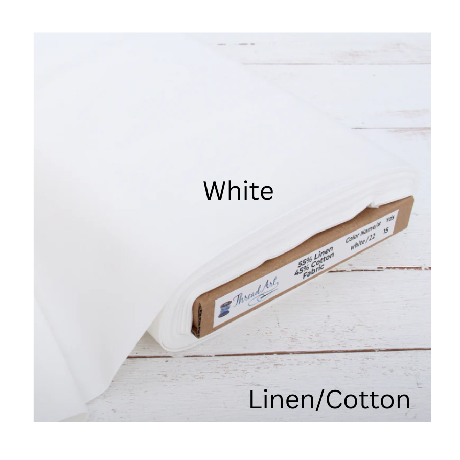 Blank Linen-Cotton Wreath Sash — 5" x 53"