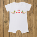 Personalized Appliqué Duck Baby Romper – Custom Name Infant Outfit