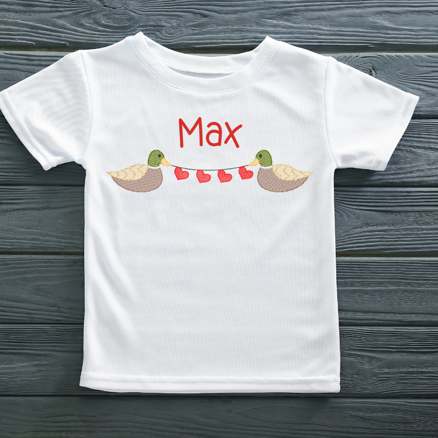 Personalized Appliqué Duck Baby Romper – Custom Name Infant Outfit