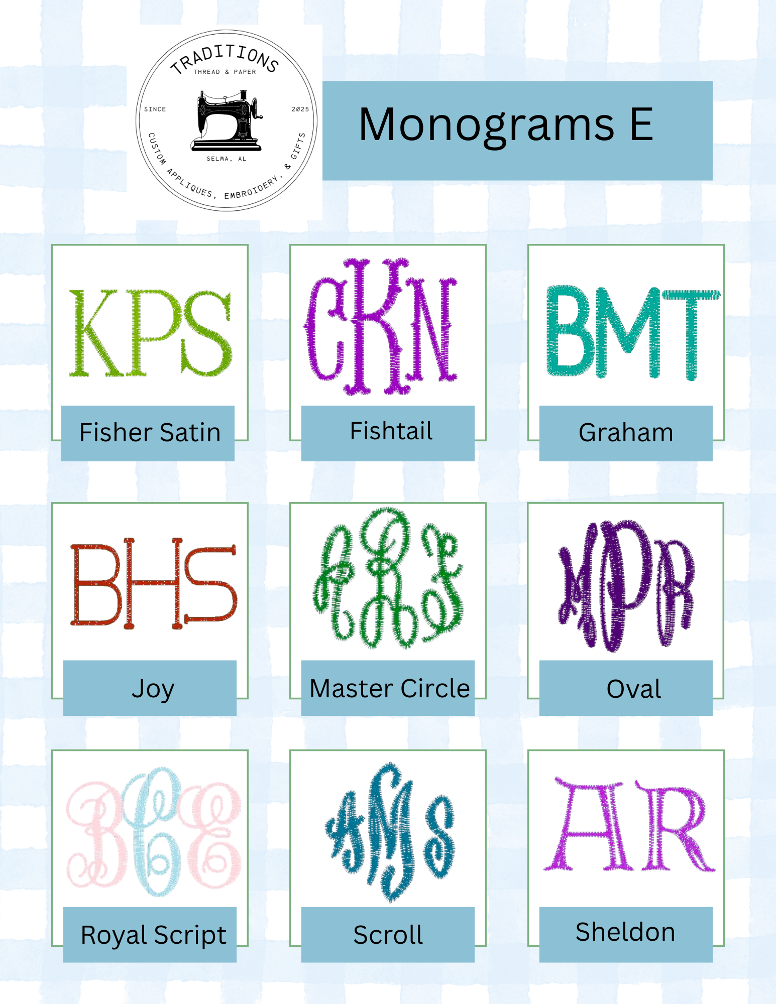 Personalized Baby Bow Sash – Seersucker Monogram