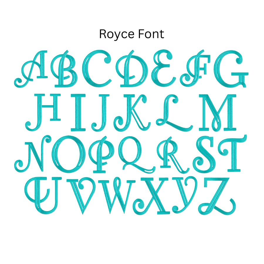 Personalized Oval Scroll Monogram Wreath Sash – “S” Initial – Cotton & Canvas, 54" × 5"