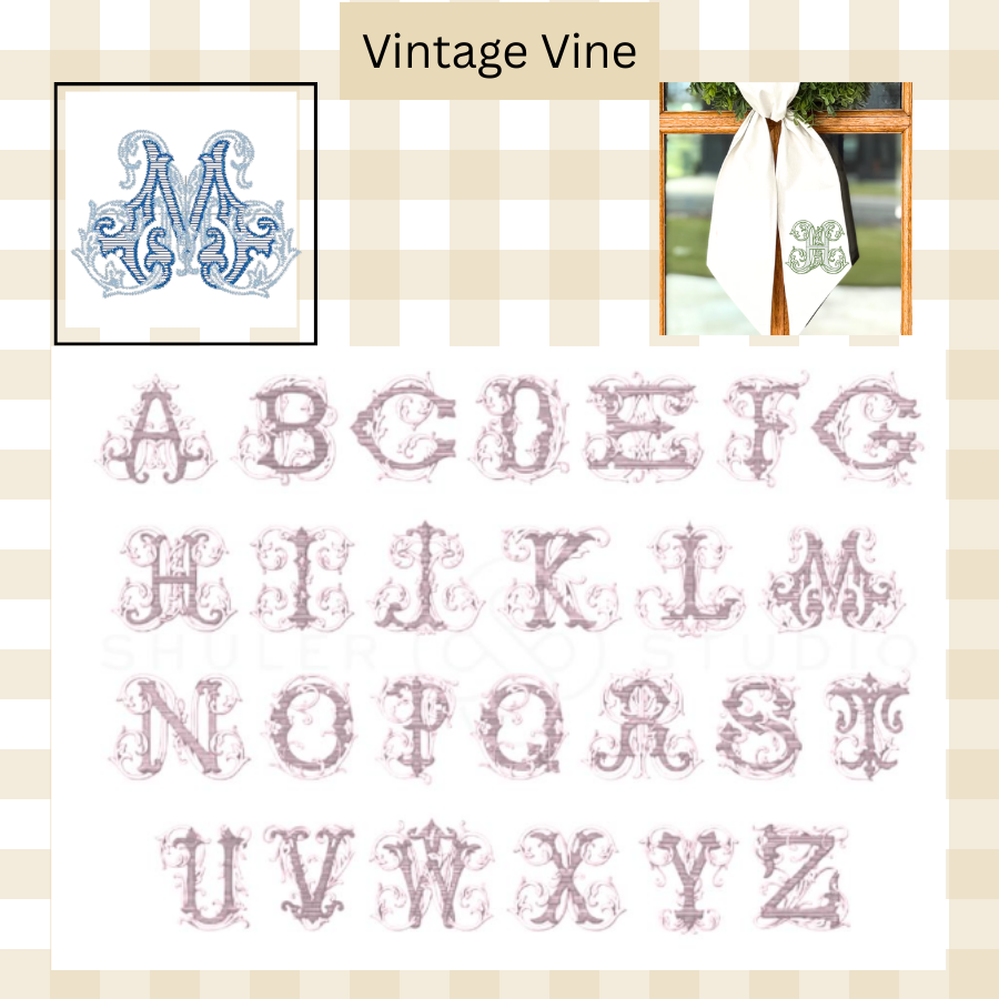 Custom Poodle & Monogram Wreath Sash – Personalized Front Door Accent