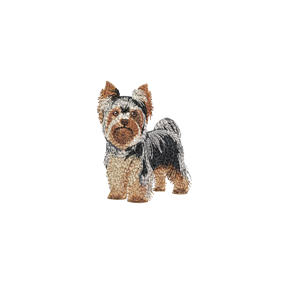 Personalized Yorkshire Terrier Wreath Sash with Monogram