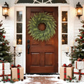 Real Touch Artificial Cedar Wreath Wall Hanging