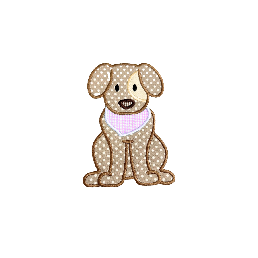 Appliqué Puppy Baby Romper – Girl & Boy Styles Available