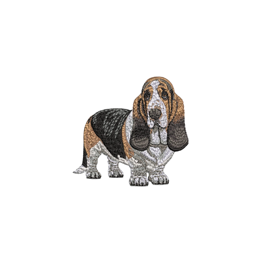 Personalized Basset Hound Wreath Sash – Custom Dog Door Decor with Monogram Initial – Embroidered Pet Lover Gift