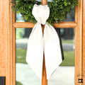 Blank Cotton-Poly Blend Wreath Sash — Durable, Smooth & Stylish