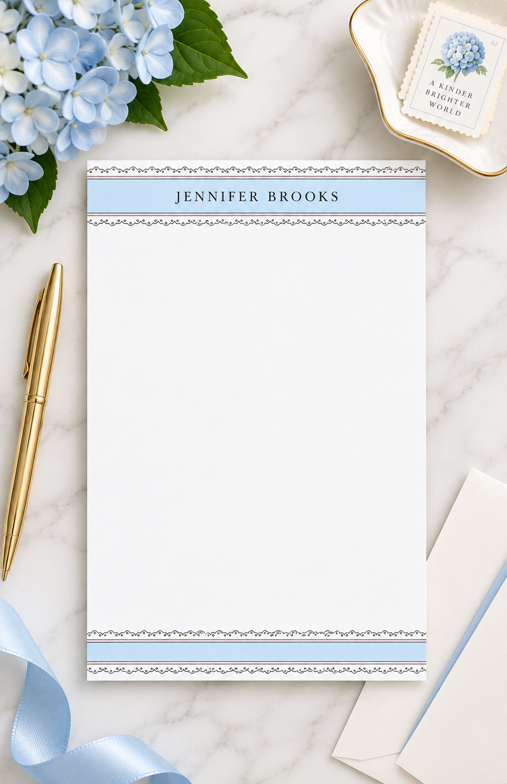 Classic Personalized Letter Writing Stationery