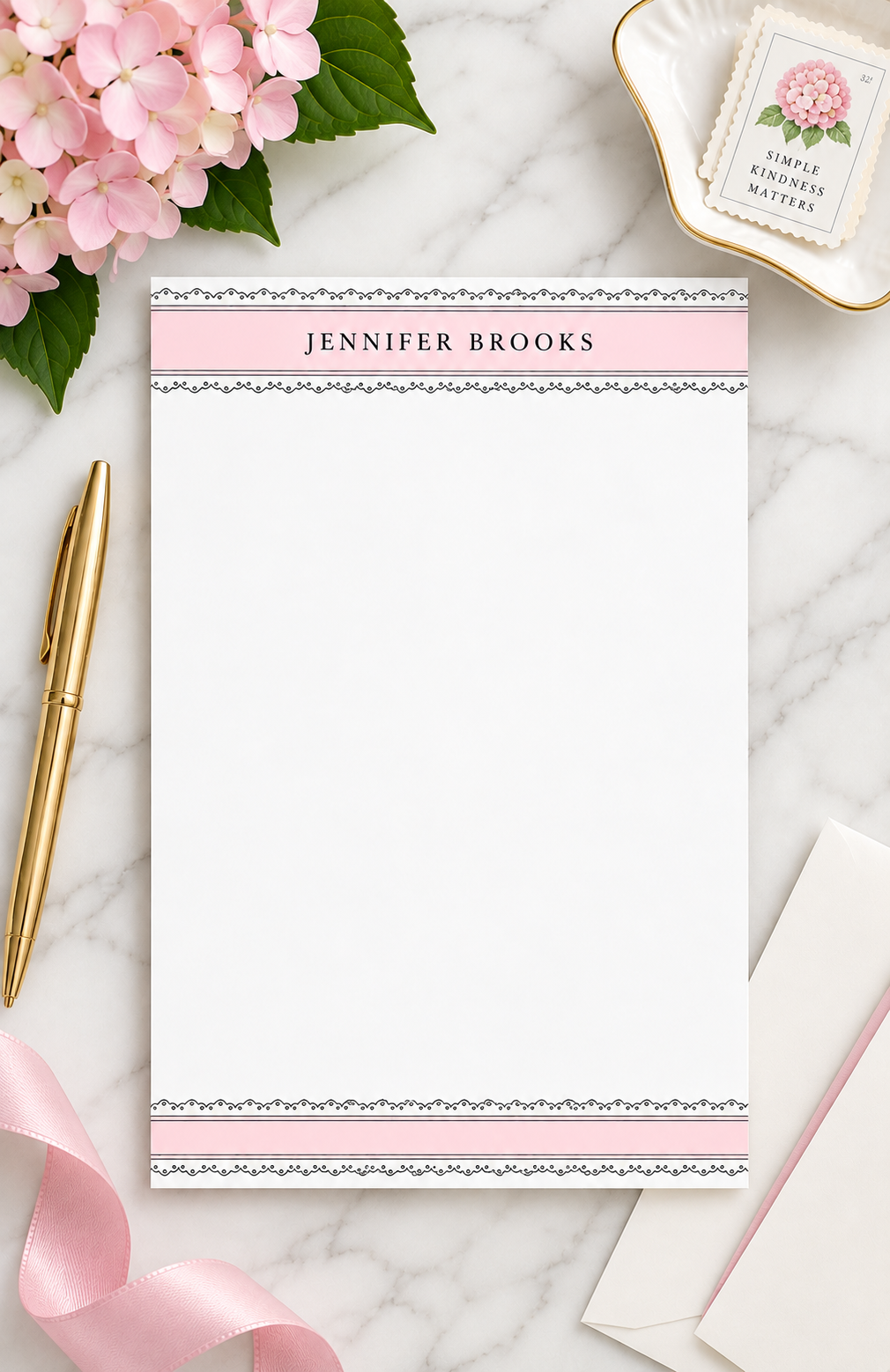 Classic Personalized Letter Writing Stationery