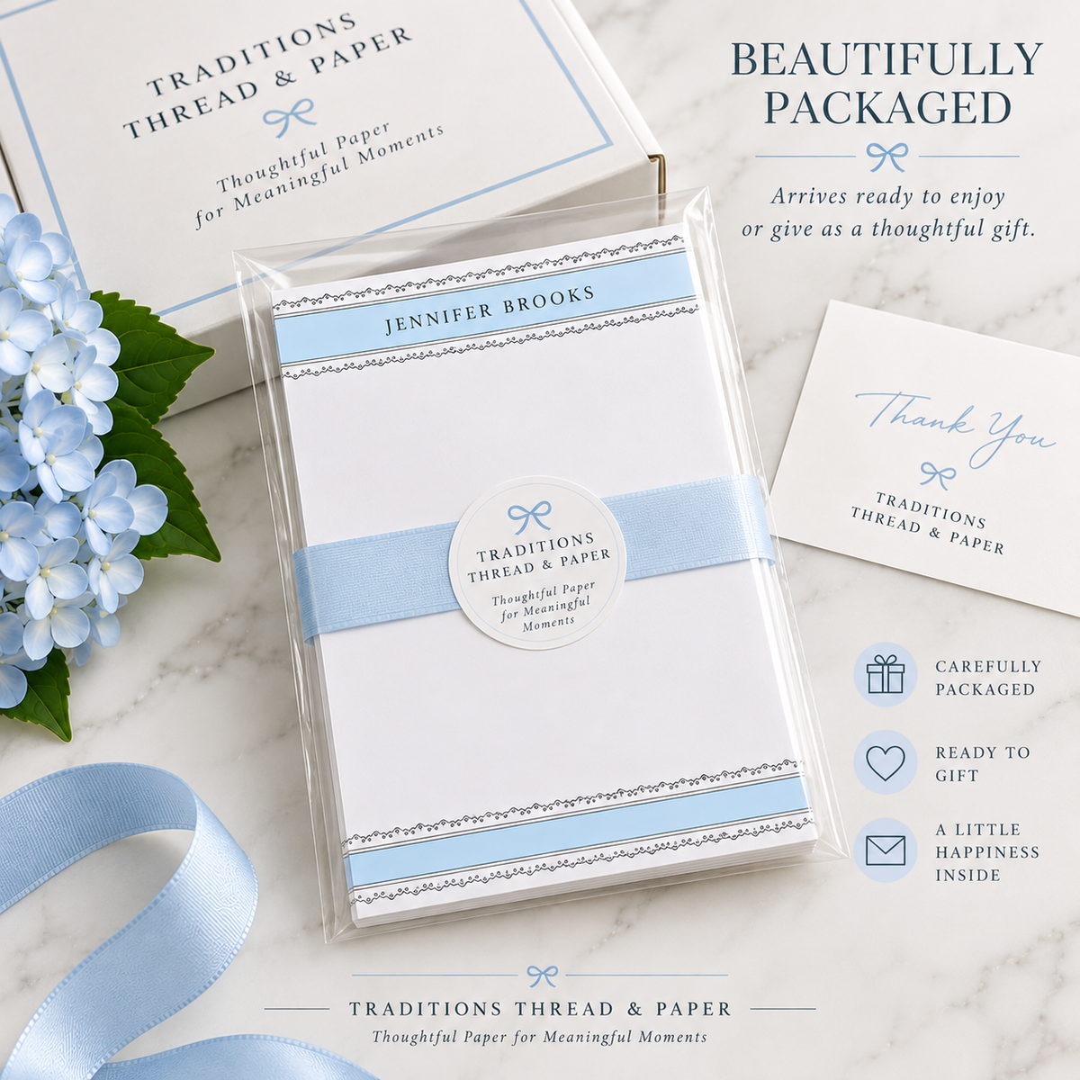 Classic Personalized Letter Writing Stationery