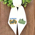 Florida Gators Wreath Sash