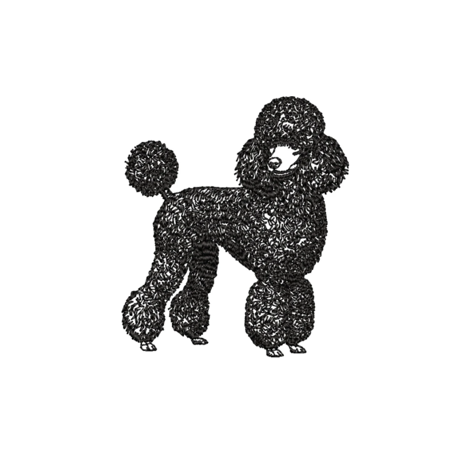 Custom Poodle & Monogram Wreath Sash – Personalized Front Door Accent