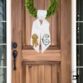 Personalized Goldendoodle Wreath Sash with Monogram